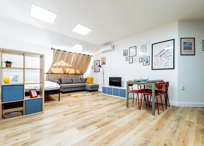 Modern Colorful Near Vranov Center Apartment